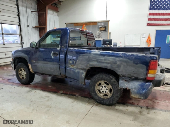 2002 Chevrolet Silverado 1500 LS with VIN 1GCEK14V82Z300220, listed as a Copart auction lot 87164594 with 115,109 mi miles and Clean Title. Bid and sale history available at carsss.com. Image 2.
