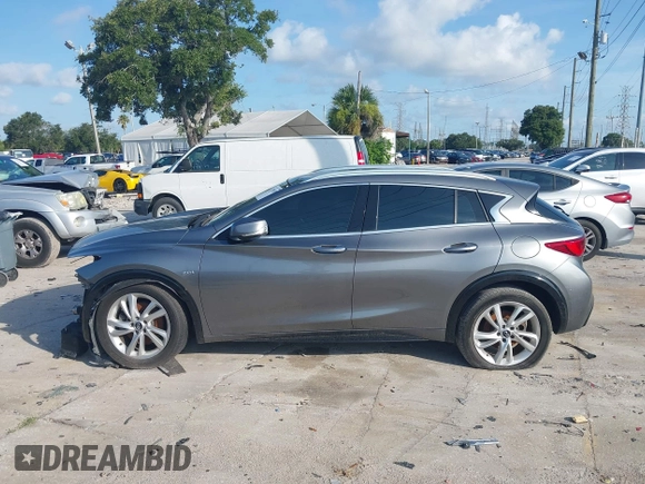 2017 Infiniti QX30 Sport with VIN SJKCH5CP9HA031424, listed as a IAAI auction lot 42792075 with 81,686 mi miles and . Bid and sale history available at DreamBid. Image 13.