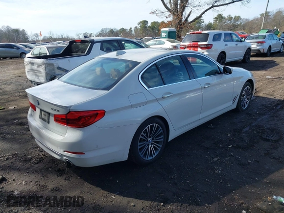 2017 BMW 5 Series 530i xDrive with VIN WBAJA7C36HG906136, listed as a IAAI auction lot 41644019 with 47,144 mi miles and . Bid and sale history available at carsss.com. Image 4.