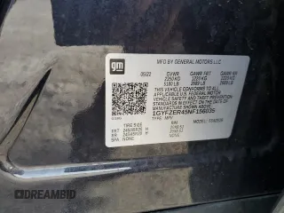 2022 Cadillac XT4 FWD Sport z VIN 1GYFZER45NF156035, wystawiony jako Copart lot #65836294 z przebiegiem 62 443 mil mil oraz Szkoda całkowita • Salvage title. Historia ofert i sprzedaży dostępna na DreamBid. Obrazek 16.