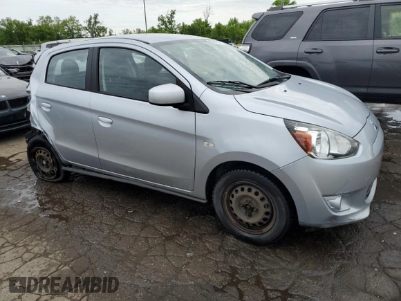 2015 Mitsubishi Mirage DE z VIN ML32A3HJ2FH047743, wystawiony jako Copart lot #58861625 z przebiegiem 117 016 mil mil oraz Czysty tytuł • Clean title. Historia ofert i sprzedaży dostępna na DreamBid. Obrazek 4.