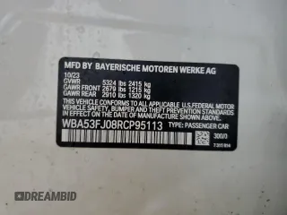 2024 BMW 5 Series 530i xDrive с VIN WBA53FJ08RCP95113, выставлен на аукционе Copart как лот 51793015 с пробегом Не указан миль и Списание • Salvage title. История ставок и продаж доступна на DreamBid. Изображение 13.