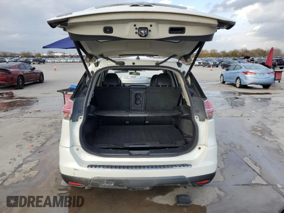 2016 Nissan Rogue SL with VIN 5N1AT2MT8GC787604, listed as a Copart auction lot 85201604 with 162,976 mi miles and Salvage Title. Bid and sale history available at carsss.com. Image 6.