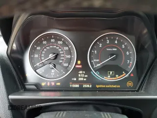 2016 BMW 2 Series M235i with VIN WBA1M1C50GV393966, listed as a Copart auction lot 83044244 with 115,686 mi miles and Salvage Title. Bid and sale history available at carsss.com. Image 9.