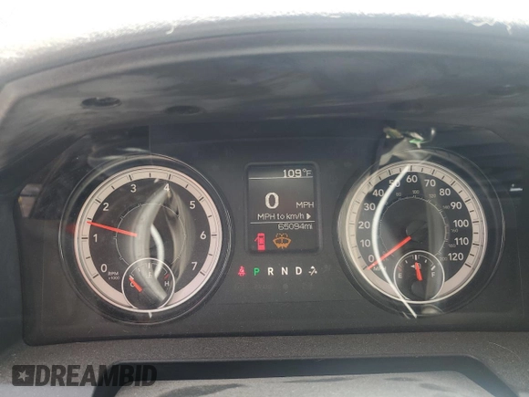 2018 Ram 2500 Tradesman with VIN 3C6UR5HJ4JG117571, listed as a Copart auction lot 56038675 with 65,094 mi miles and Salvage title. Bid and sale history available at DreamBid. Image 9.