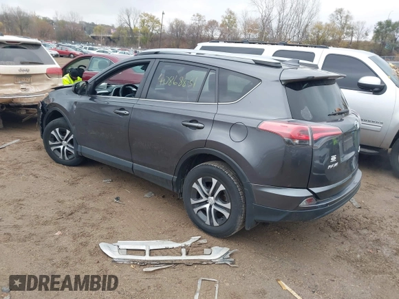2017 Toyota RAV4 LE with VIN JTMBFREV3HJ704411, listed as a IAAI auction lot 40868831 with 102,729 mi miles. Bid and sale history available at carsss.com. Image 3.