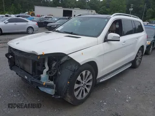 2018 Mercedes-Benz GLS 450 with VIN 4JGDF6EE2JB104367, listed as a IAAI auction lot 42351124 with 141,031 mi miles and . Bid and sale history available at DreamBid. Image 19.