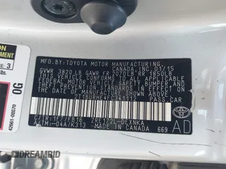 2015 Toyota Corolla L z VIN 2T1BURHE4FC341112, wystawiony jako IAAI lot #42005524 z przebiegiem 120 369 mil mil oraz . Historia ofert i sprzedaży dostępna na DreamBid. Obrazek 9.