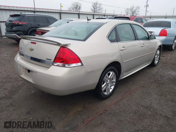 2011 Chevrolet Impala LT Retail with VIN 2G1WB5EK7B1327362, listed as a IAAI auction lot 41406691 with 129,732 mi miles and . Bid and sale history available at DreamBid. Image 4.