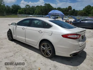 2016 Ford Fusion Titanium with VIN 3FA6P0K93GR140514, listed as a Copart auction lot 63153755 with 109,072 mi miles and Salvage title. Bid and sale history available at DreamBid. Image 2.