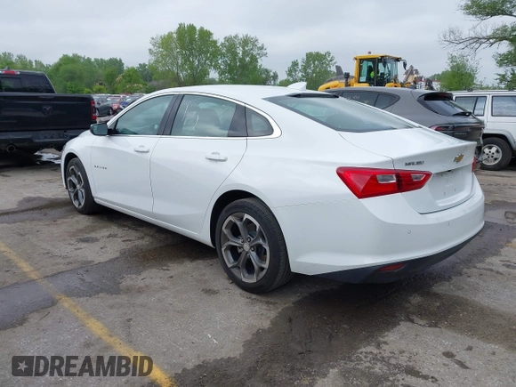 2024 Chevrolet Malibu LT with VIN 1G1ZD5ST4RF159851, listed as a IAAI auction lot 42121488 with 35,973 mi miles and . Bid and sale history available at DreamBid. Image 3.