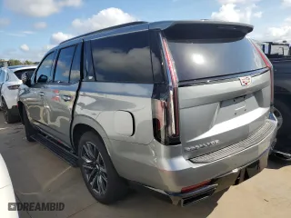2023 Cadillac Escalade 4WD Sport Platinum with VIN 1GYS4GKL3PR556736, listed as a Copart auction lot 74287414 with 9,681 mi miles and Non Repairable. Bid and sale history available at carsss.com. Image 2.