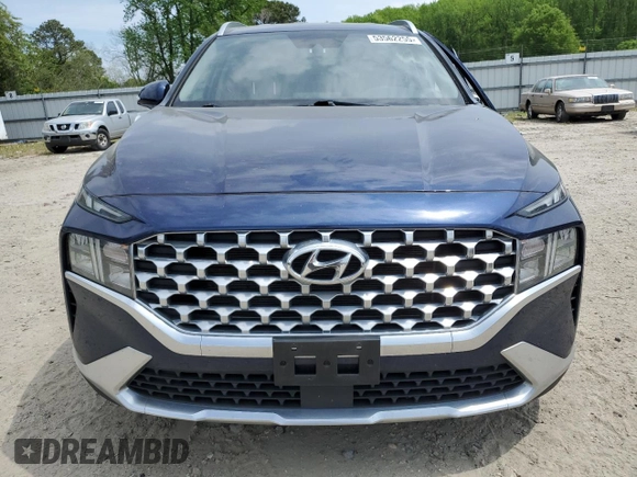 2021 Hyundai Santa Fe SEL z VIN 5NMS64AJ7MH340032, wystawiony jako Copart lot #53562255 z przebiegiem 56 246 mil mil oraz Szkoda całkowita • Salvage title. Historia ofert i sprzedaży dostępna na DreamBid. Obrazek 5.