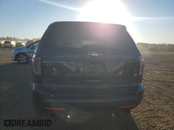 2014 Ford Utility Police Interceptor with VIN 1FM5K8AR8EGC26647, listed as a Copart auction lot 76027324 with 101,429 mi miles and Salvage Title. Bid and sale history available at carsss.com. Image 6.