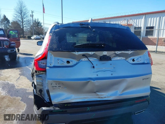 2024 Honda CR-V Sport with VIN 5J6RS5H51RL002294, listed as a IAAI auction lot 41303749 with 23,536 mi miles and . Bid and sale history available at DreamBid. Image 6.