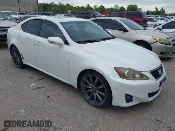 2011 Lexus IS 250 z VIN JTHBF5C29B5144166, wystawiony jako IAAI lot #41896994 z przebiegiem 341 380 mil mil oraz . Historia ofert i sprzedaży dostępna na DreamBid. Obrazek 1.