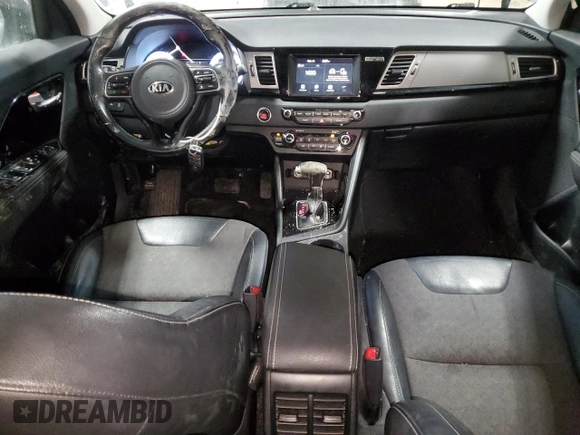 2017 Kia Niro Touring Launch Edition with VIN KNDCC3LCXH5076013, listed as a Copart auction lot 45154335 with 124,295 mi miles and Clean Title. Bid and sale history available at carsss.com. Image 8.