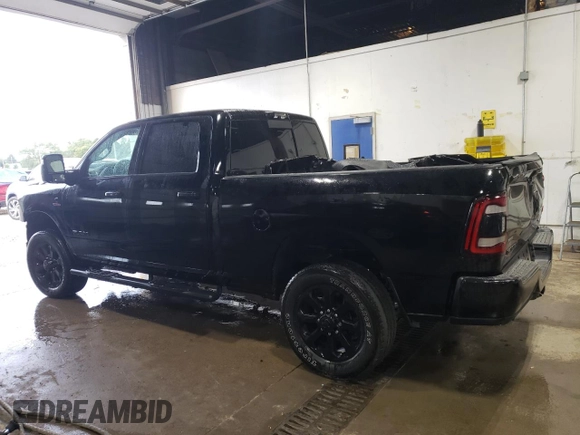 2023 Ram 2500 Laramie with VIN 3C6UR5FL6PG529066, listed as a Copart auction lot 71480884 with 44,574 mi miles and Salvage Title. Bid and sale history available at carsss.com. Image 2.