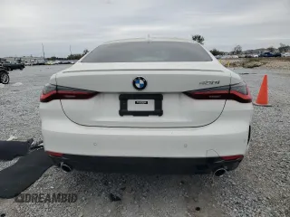 2023 BMW 4 Series 430i with VIN WBA53AP00PCL74865, listed as a Copart auction lot 89057895 with 9,000 mi miles and Salvage title. Bid and sale history available at DreamBid. Image 6.