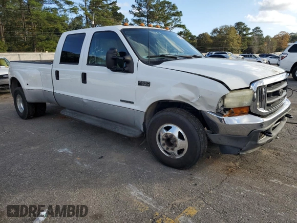 2001 Ford F-350 XL with VIN 1FTWW32F81ED76171, listed as a Copart auction lot 85030524 with 294,338 mi miles and Salvage title. Bid and sale history available at DreamBid. Image 4.