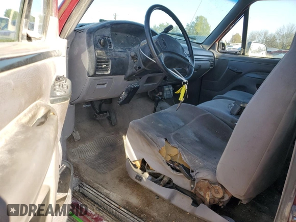 1995 Ford F-250 with VIN 1FTHX26F0SKB19244, listed as a Copart auction lot 54568965 with 0 mi miles and Clean Title. Bid and sale history available at carsss.com. Image 8.