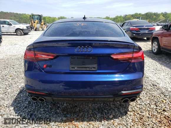 2021 Audi S5 Sportback Premium Plus z VIN WAUC4CF5XMA063111, wystawiony jako Copart lot #51258514 z przebiegiem 35 225 mil mil oraz Szkoda całkowita • Salvage title. Historia ofert i sprzedaży dostępna na DreamBid. Obrazek 6.