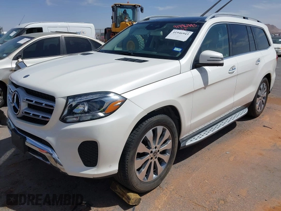 2019 Mercedes-Benz GLS with VIN 4JGDF6EE3KB224583, listed as a IAAI auction lot 41946943 with 99,698 mi miles. Bid and sale history available at carsss.com. Image 17.
