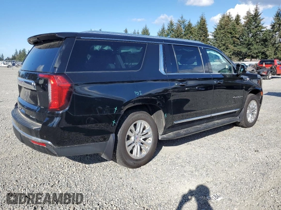 2021 GMC Yukon XL SLT with VIN 1GKS2GKT5MR448033, listed as a Copart auction lot 72269514 with 78,654 mi miles and Salvage Title. Bid and sale history available at carsss.com. Image 3.