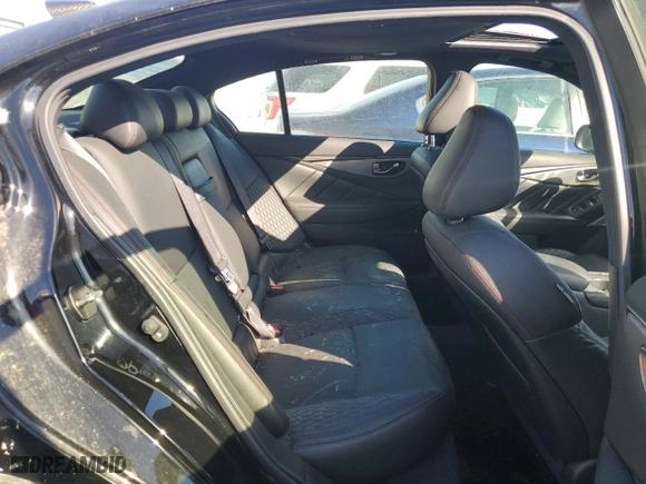 2018 Infiniti Q50 RED SPORT 400 with VIN JN1FV7AR9JM481106, listed as a Copart auction lot 42919985 with 52,755 mi miles and Salvage Title. Bid and sale history available at carsss.com. Image 10.