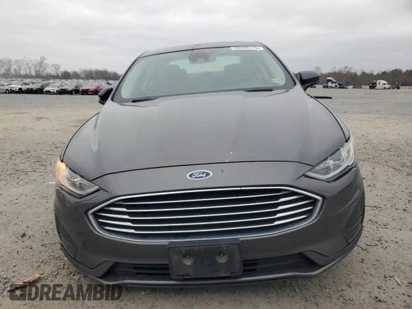 2019 Ford Fusion SE with VIN 3FA6P0HD7KR128757, listed as a Copart auction lot 48940115 with 106,419 mi miles and Salvage Title. Bid and sale history available at DreamBid. Image 5.