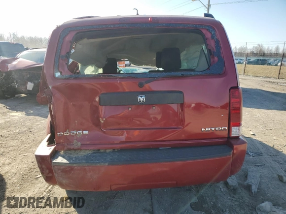 2009 Dodge Nitro SE z VIN 1D8GT28K69W531433, wystawiony jako Copart lot #46441485 z przebiegiem Nie podano mil oraz Szkoda całkowita • Salvage title. Historia ofert i sprzedaży dostępna na DreamBid. Obrazek 6.