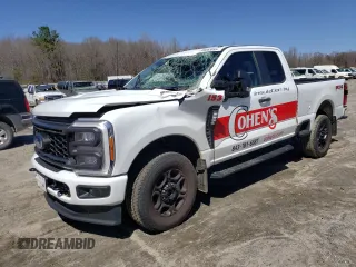 2023 Ford F-350 with VIN 1FT8X3BA8PED14174, listed as a Copart auction lot 49253055 with 18,153 mi miles and Salvage title. Bid and sale history available at DreamBid. Image 1.