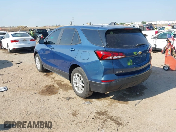2024 Chevrolet Equinox LS z VIN 3GNAXHEG1RL151909, wystawiony jako IAAI lot #42049954 z przebiegiem 13 883 mil mil oraz . Historia ofert i sprzedaży dostępna na DreamBid. Obrazek 3.