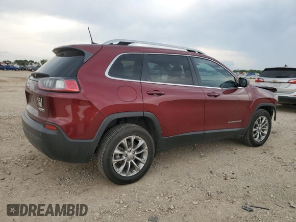 2020 Jeep Cherokee Altitude with VIN 1C4PJLLB4LD581137, listed as a Copart auction lot 55082395 with 63,685 mi miles and Salvage title. Bid and sale history available at DreamBid. Image 3.