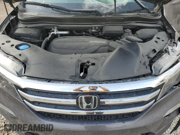 2017 Honda Pilot Touring with VIN 5FNYF6H93HB081824, listed as a Copart auction lot 49156465 with 54,227 mi miles and Salvage Title. Bid and sale history available at carsss.com. Image 12.
