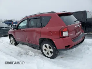 2017 Jeep Compass 75th Anniversary Edition with VIN 1C4NJDBB7HD104465, listed as a Copart auction lot 47433735 with 97,375 mi miles and Salvage Title. Bid and sale history available at carsss.com. Image 2.