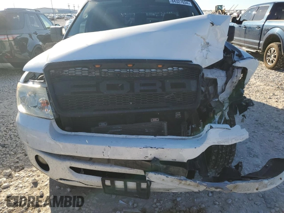 2006 Ford F-150 STX with VIN 1FTRF02W86KD93024, listed as a Copart auction lot 84327634 with 153,529 mi miles and Salvage Title. Bid and sale history available at carsss.com. Image 11.