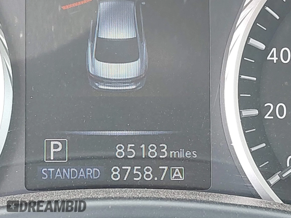 2018 Infiniti Q50 Luxe with VIN JN1EV7AP4JM591913, listed as a IAAI auction lot 42300643 with 85,183 mi miles and . Bid and sale history available at DreamBid. Image 16.