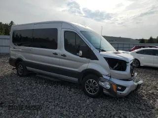 2024 Ford Transit Passenger XL with VIN 1FBAX2CGXRKA76402, listed as a Copart auction lot 72008594 with 4,063 mi miles and Salvage Title. Bid and sale history available at DreamBid. Image 4.