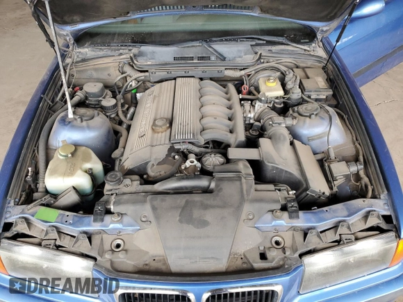1998 BMW 3 Series M3 with VIN WBSBK0334WEC39034, listed as a Copart auction lot 87888535 with 83,958 mi miles and Salvage Title. Bid and sale history available at carsss.com. Image 11.