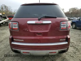 2016 GMC Acadia Denali with VIN 1GKKVTKD4GJ284205, listed as a Copart auction lot 41956675 with 0 mi miles and Non Repairable. Bid and sale history available at carsss.com. Image 6.
