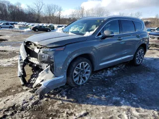 2023 Hyundai Santa Fe Calligraphy with VIN 5NMS5DAL6PH575630, listed as a Copart auction lot 44558445 with 33,897 mi miles and Salvage Title. Bid and sale history available at carsss.com. Image 1.