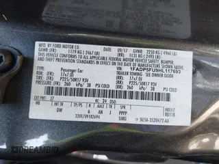 2017 Ford C-Max Energi Titanium with VIN 1FADP5FU9HL117693, listed as a IAAI auction lot 42059763 with 86,827 mi miles. Bid and sale history available at carsss.com. Image 9.