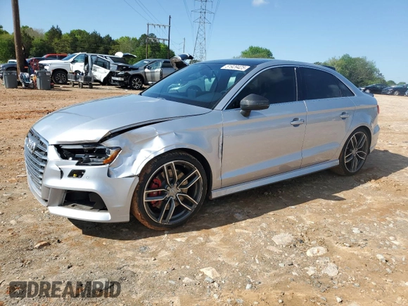 2017 Audi S3 Premium Plus with VIN WAUB1GFF7H1025846, listed as a Copart auction lot 51929425 with 107,558 mi miles and Clean Title. Bid and sale history available at carsss.com. Image 1.