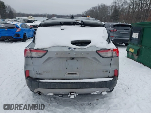 2021 Ford Escape Titanium Hybrid with VIN 1FMCU9DZXMUA01732, listed as a IAAI auction lot 41191436 with 41,116 mi miles and . Bid and sale history available at DreamBid. Image 16.