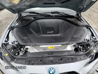 2024 BMW i4 M50 with VIN WBY33AW08RFR92494, listed as a Copart auction lot 64112974 with 3,485 mi miles and Salvage Title. Bid and sale history available at carsss.com. Image 11.