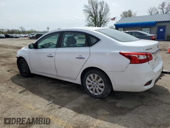 2019 Nissan Sentra S with VIN 3N1AB7AP1KY339588, listed as a Copart auction lot 51658815 with 91,338 mi miles and Salvage title. Bid and sale history available at DreamBid. Image 2.