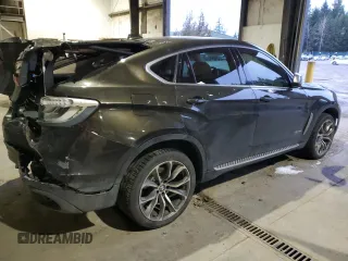 2015 BMW X6 xDrive35i with VIN 5UXKU2C52F0F95346, listed as a Copart auction lot 71660952 with 0 mi miles. Bid and sale history available at carsss.com. Image 3.