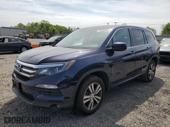 2016 Honda Pilot EX-L with VIN 5FNYF6H5XGB084473, listed as a Copart auction lot 55564165 with 144,737 mi miles and Clean Title. Bid and sale history available at carsss.com. Image 1.