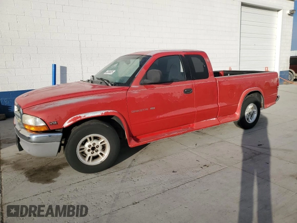 2000 Dodge Dakota Sport with VIN 1B7GL22NXYS730959, listed as a Copart auction lot 43384925 with 177,178 mi miles and Clean Title. Bid and sale history available at carsss.com. Image 1.